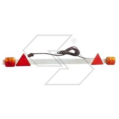 Barre d'éclairage arrière réglable tracteur agricole 1300-1800mm câble 6.5m | Newgardenstore.eu