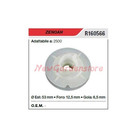 Puleggia avviamento ZENOAH motosega 2500 R160566 | Newgardenstore.eu