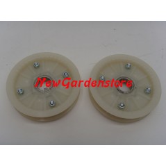 Set of 2 toothed pulleys ORIGINAL STIGA PARK 95 COMBI lawn tractor - VILLA | Newgardenstore.eu