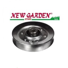 Belt guide pulley bearing groove V lawn mower AYP 132102 109mm | Newgardenstore.eu