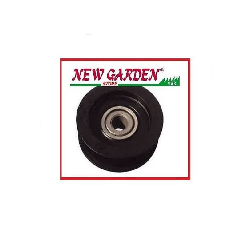 Lawn tractor belt pulley with flat groove bearing AYP 130001