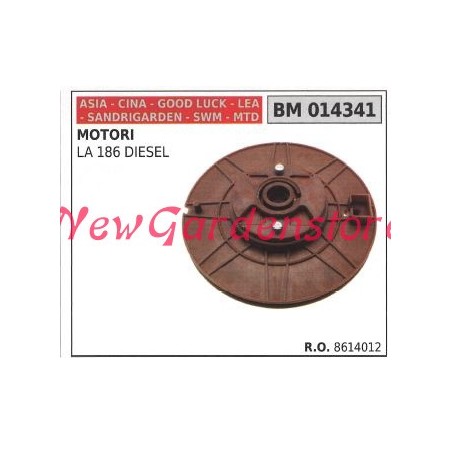 Poulie de démarrage ASIA moteur générateur LA 186 DIESEL 014341 | Newgardenstore.eu