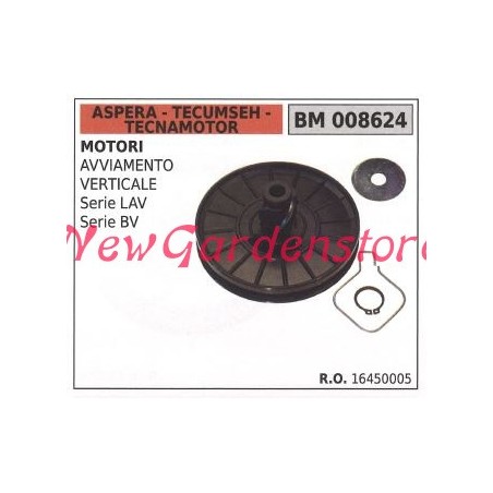 Polea de arranque ASPERA para motor de cortacésped de la serie LAV BV 008624 | Newgardenstore.eu