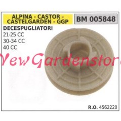 Polea de arranque CASTELGARDEN motor desbrozadora 21 25cc 34cc 005848