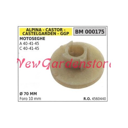 Puleggia messa in moto CASTELGARDEN motore motosega A C 40 41 45 000175 | Newgardenstore.eu