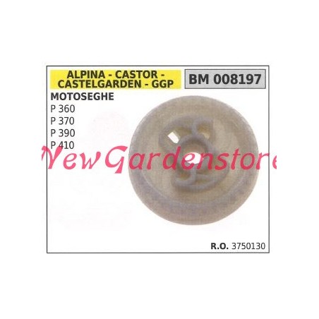 Puleggia messa in moto CASTELGARDEN motore motosega P 360 370 390 410 008197 | Newgardenstore.eu