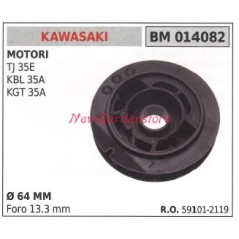 Polea de arranque desbrozadora TJ35E KBL35A KGT35A KAWASAKI 59101-2119