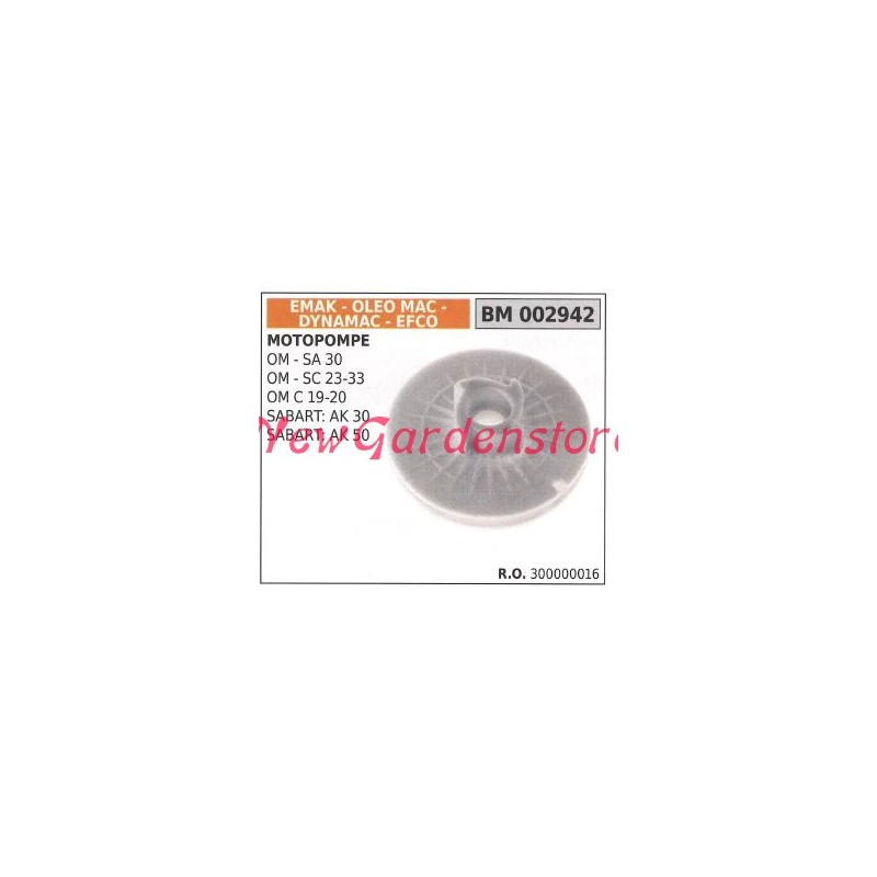 Puleggia messa in moto EMAK motore motopompa OM SA 30 SC 23 33 C 19 20 002942