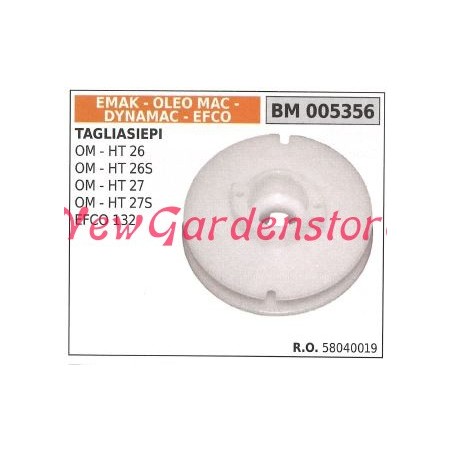 EMAK starting pulley, hedge trimmer OM HT 26 26S 27 27S EFCO 132 005356 | Newgardenstore.eu