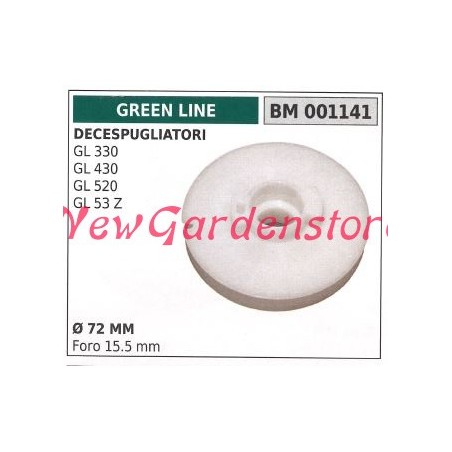 Polea de transmisión desbrozadora GREEN LINE GL 330 430 520 52 Z 001141 | Newgardenstore.eu