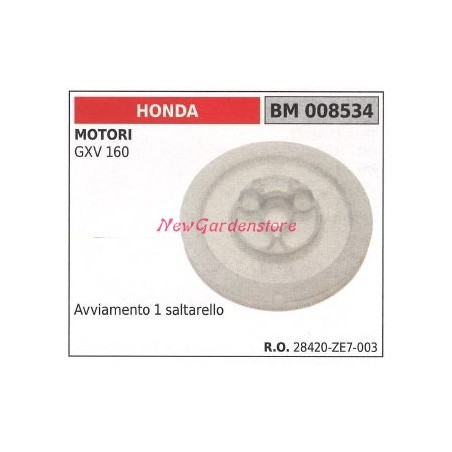 Poulie de démarrage HONDA tondeuse à gazon GXV 160 008534 | Newgardenstore.eu