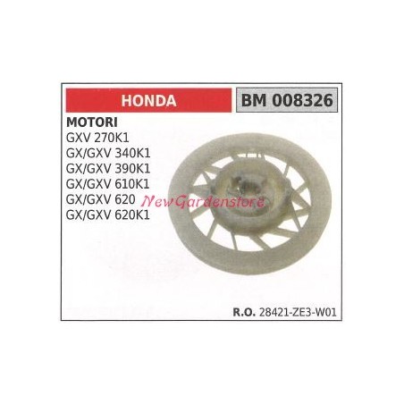 Poulie de démarrage HONDA pour tondeuse à gazon GXV 270K1 008326 | Newgardenstore.eu