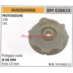 Poulie de démarrage HUSQVARNA tronçonneuse 136 141 038619 | Newgardenstore.eu