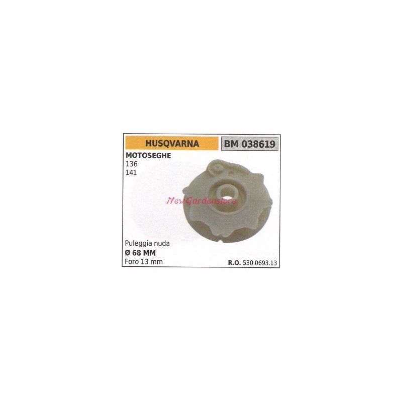 Starting pulley HUSQVARNA chainsaw 136 141 038619