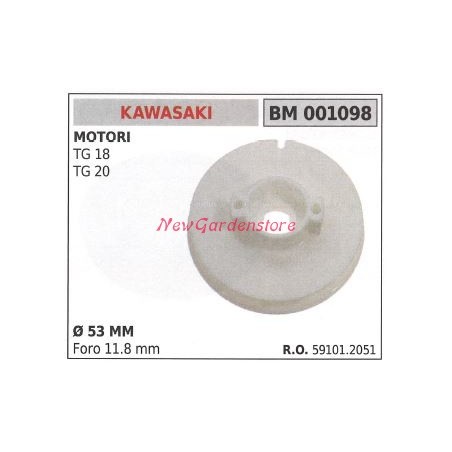 Starting pulley KAWASAKI brushcutter TG 18 20 001098 | Newgardenstore.eu