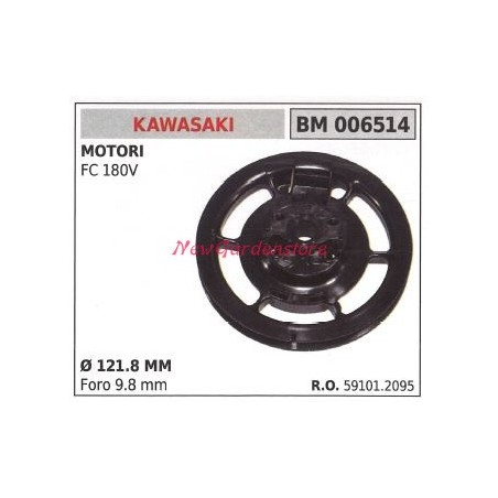 Polea de arranque KAWASAKI motoazada FC 180V 006514 | Newgardenstore.eu