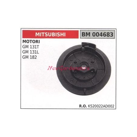 Polea de arranque MITSUBISHI cortacésped GM 131T 131L 182 004683 | Newgardenstore.eu