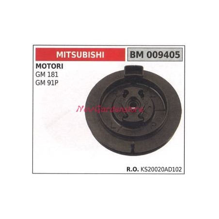 Polea de arranque MITSUBISHI cortacésped GM 181 91P 009405 | Newgardenstore.eu