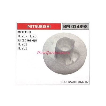 Polea de arranque MITSUBISHI desbrozadora TL 20 TL 23 014898 | Newgardenstore.eu