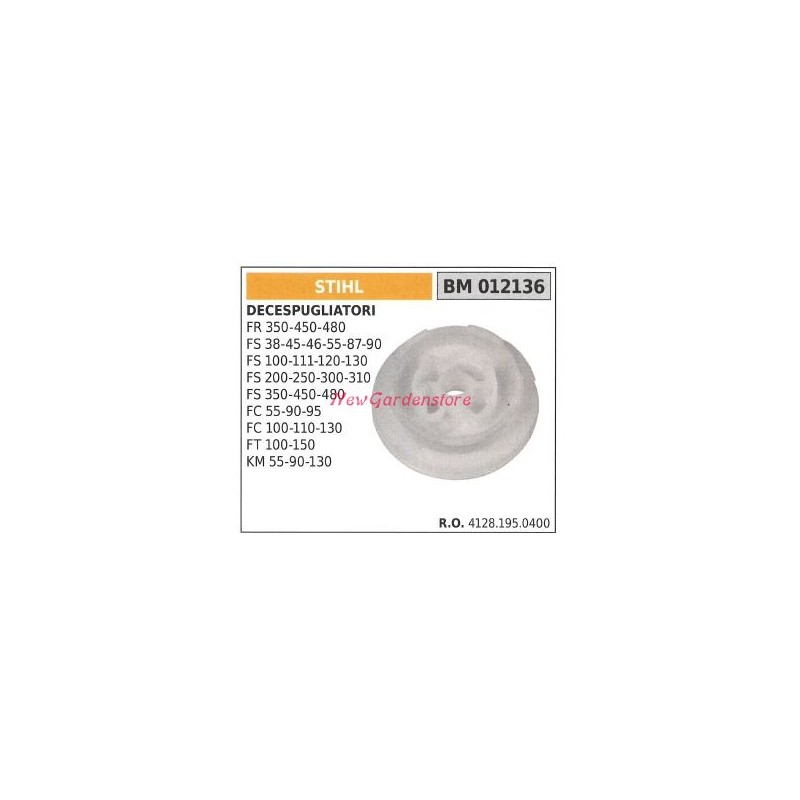 Poulie de démarrage STIHL débroussailleuse FR 350 450 480 FS 38 45 46 012136