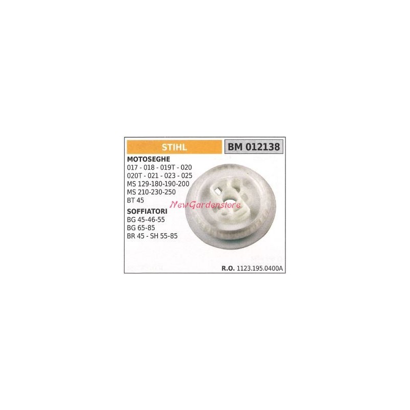 Puleggia messa in moto STIHL motosega 017 018 019T 020 020T 021 023 012138