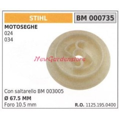 Polea de arranque de motosierra STIHL 024 034 000735