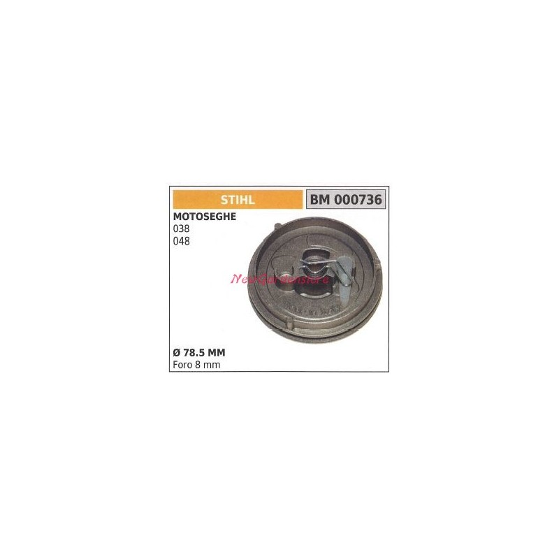 STIHL chain saw starting pulley 038 048 000736