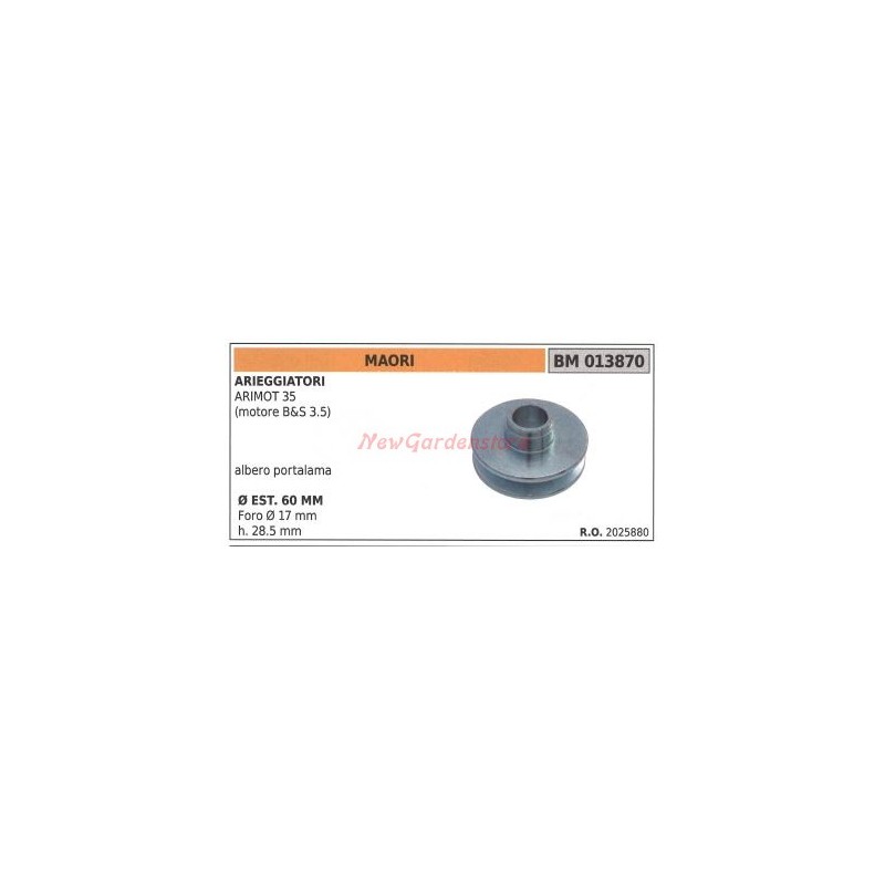 Puleggia per arieggiatore ARIMOT 35 MAORI 013870