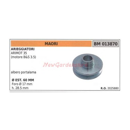 Puleggia per arieggiatore ARIMOT 35 MAORI 013870 | Newgardenstore.eu