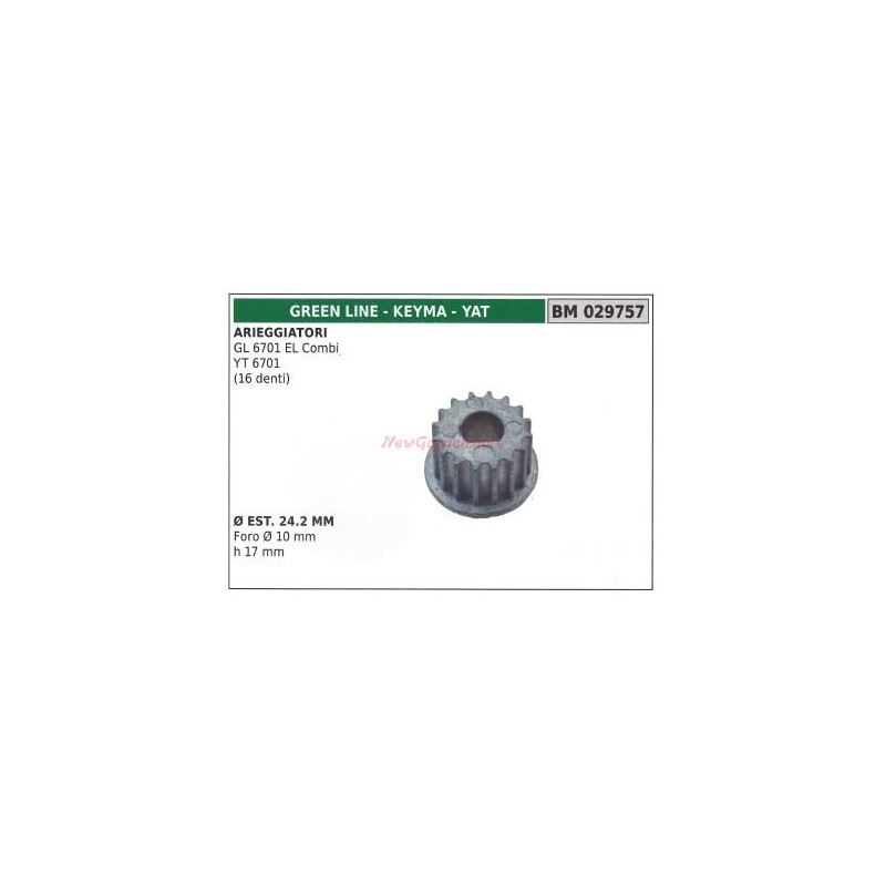 Poulie pour scarificateur GL 6701 EL combi YT 6701 GREENLINE 029757