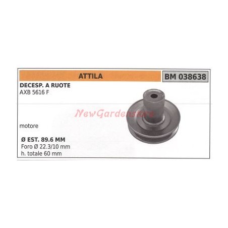 Puleggia per decespugliatore a ruote AXB 5616F ATTILA 038638 | Newgardenstore.eu