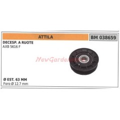 Polea desbrozadora de ruedas AXB 5616F ATTILA 038659 | Newgardenstore.eu