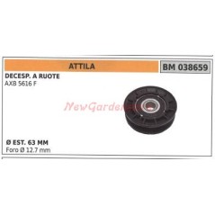 Wheeled brushcutter pulley AXB 5616F ATTILA 038659 | Newgardenstore.eu