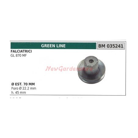 Poulie pour tondeuse GL 870 MF GREENLINE 035241 | Newgardenstore.eu