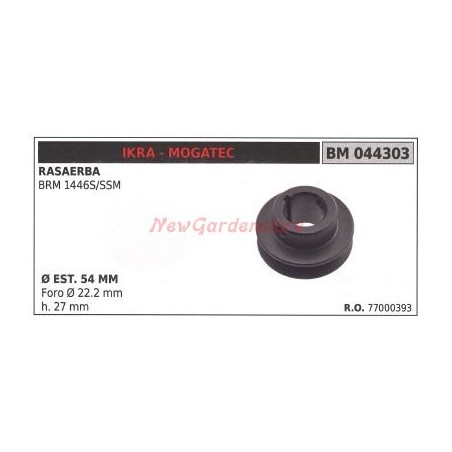 Polea para cortadora de césped BRM 1446S/SSM IKRA 044303 | Newgardenstore.eu