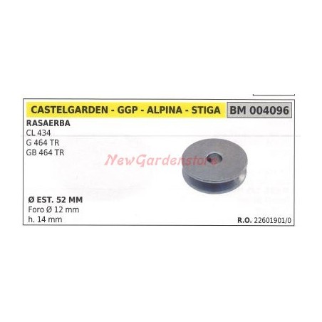 Polea para cortadora de césped CL 434 G 464TR 464TR GGP 004096 | Newgardenstore.eu