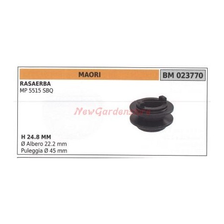 Polea para cortadora de césped MP 5515SBQ MAORI 023770 | Newgardenstore.eu