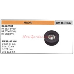 Puleggia per rasaerba tosaerba tagliaerba MP 5515SVBQ MAORI 038047