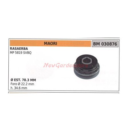 Lawnmower mower pulley MP 5819 SVBQ MAORI 030876 | Newgardenstore.eu