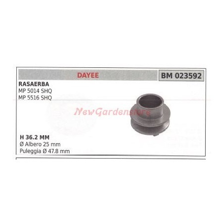 Polea tensora para cortacésped MP5014SHQ 5516SHQ DAYEE 023592 | Newgardenstore.eu