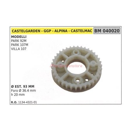 Polea para cortacésped PARK 92M 107M ALPINA 040020 | Newgardenstore.eu