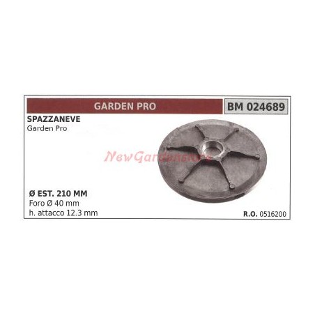 Schneepflug-Riemenscheibe GARDENPRO 024689 | Newgardenstore.eu