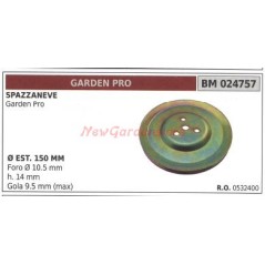 Puleggia per spazzaneve GARDENPRO 024757 | Newgardenstore.eu