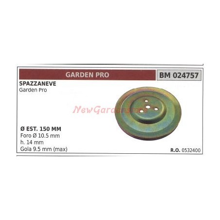 Polea quitanieves GARDENPRO 024757 | Newgardenstore.eu