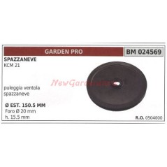 Puleggia per spazzaneve KCM 21 GARDENPRO 024569 | Newgardenstore.eu