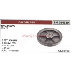 Puleggia per spazzaneve KCM 21 GARDENPRO 024619 | Newgardenstore.eu