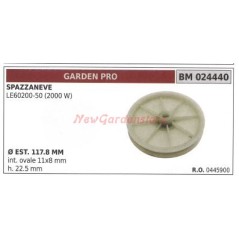 Puleggia per spazzaneve LE60200-50 2000W GARDENPRO 024440 | Newgardenstore.eu