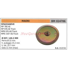 Puleggia per spazzaneve MP 766 AE MAORI 024786