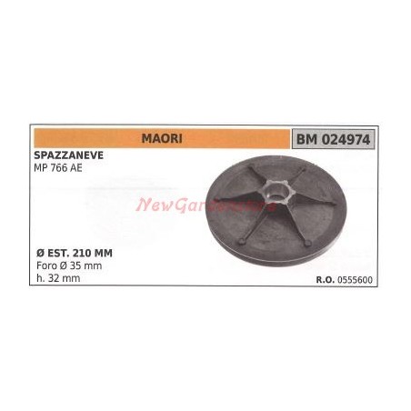 Puleggia per spazzaneve MP 766 AE MAORI 024974 | Newgardenstore.eu