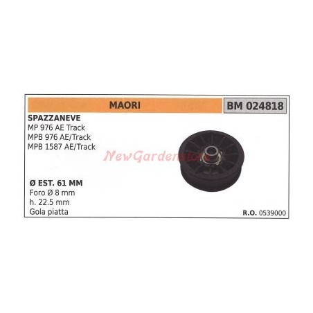 Puleggia per spazzaneve MP 976 AE TRACK MAORI 024818 | Newgardenstore.eu